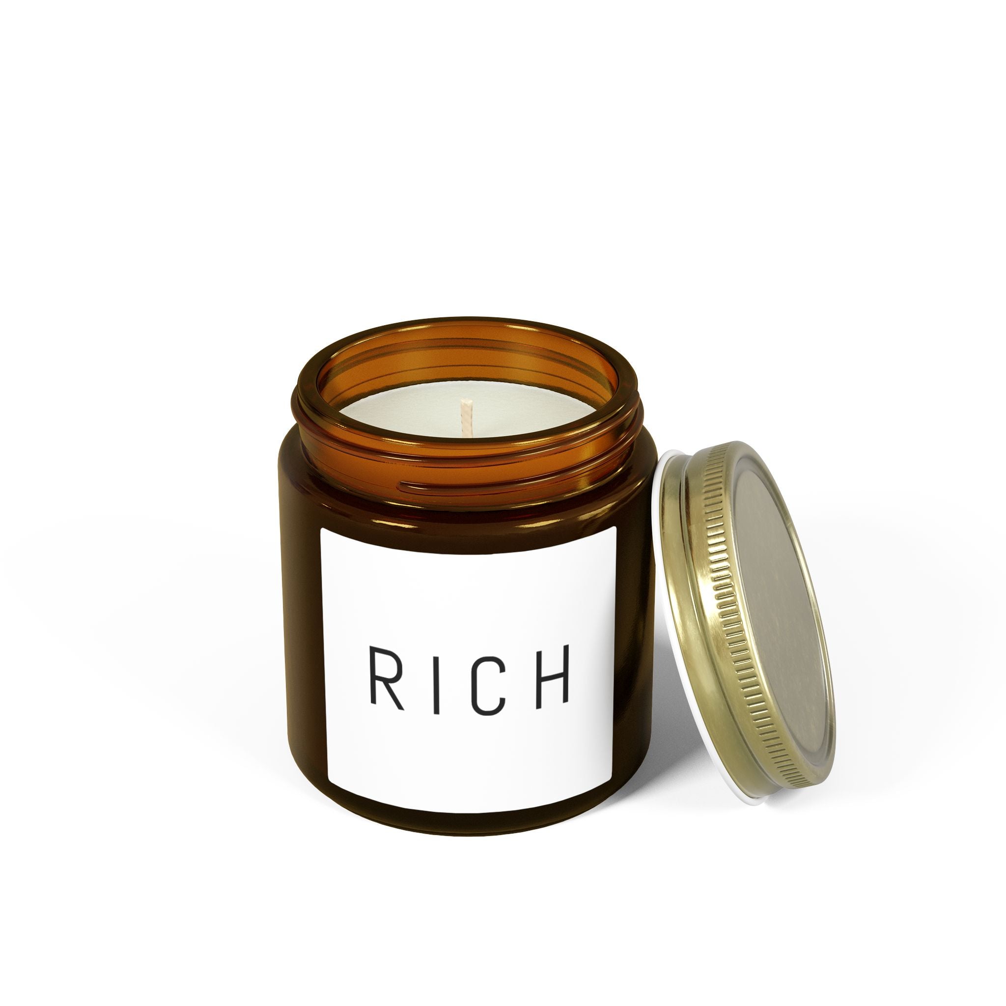 RICH Jar Candle - Coconut Apricot Scented  (4oz/9oz)