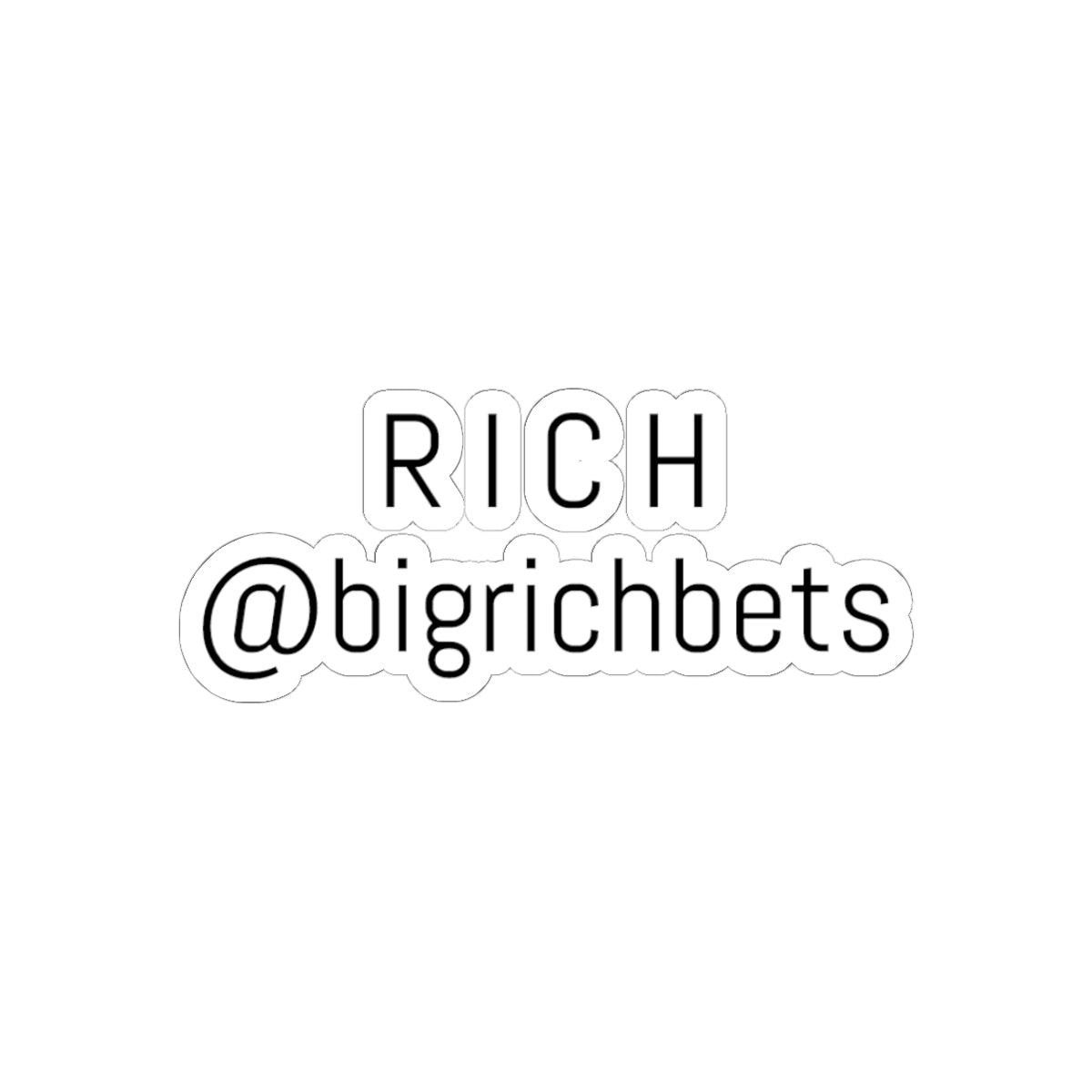 RICH - Kiss-Cut Decal Sticker