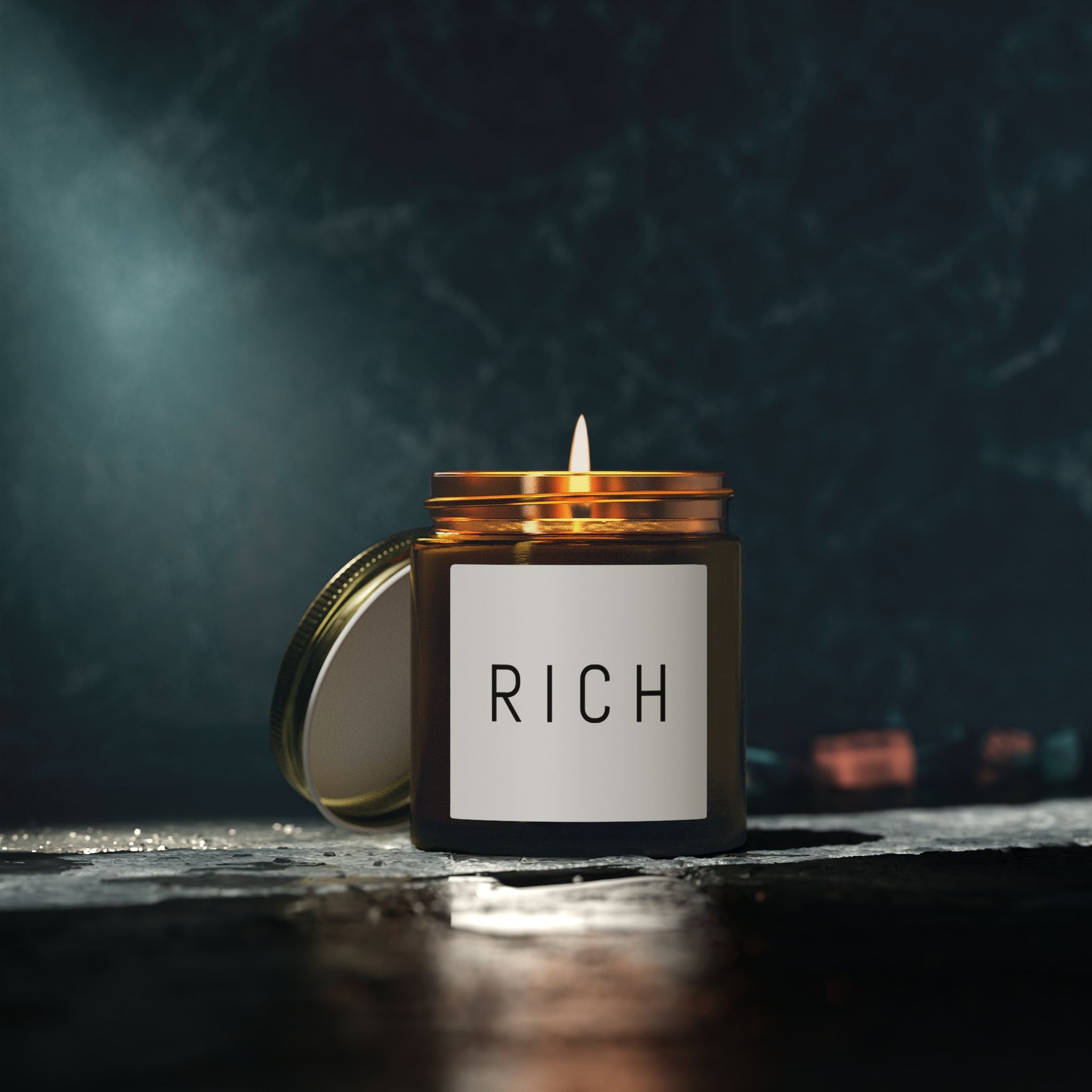 RICH Jar Candle - Coconut Apricot Scented  (4oz/9oz)