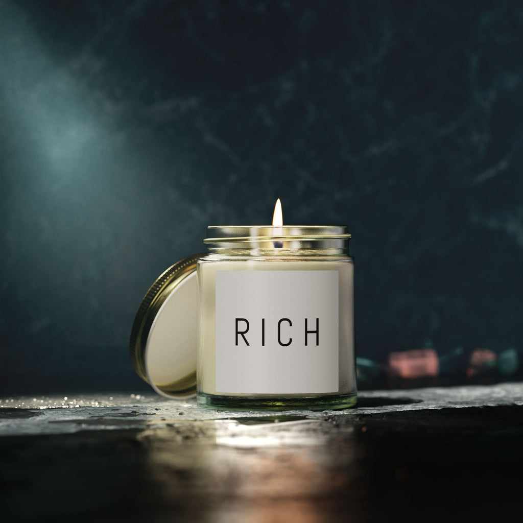 RICH Jar Candle - Coconut Apricot Scented  (4oz/9oz)