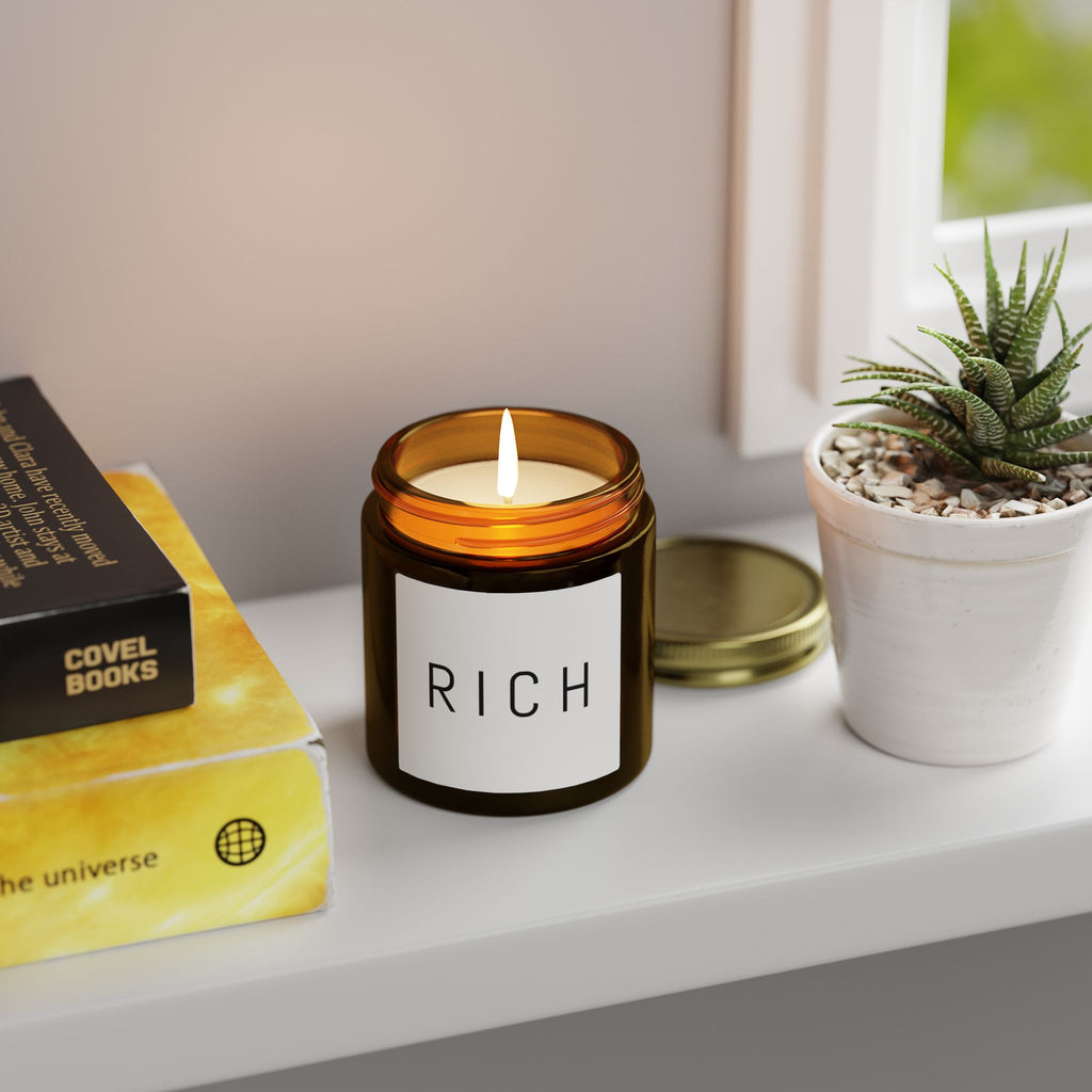 RICH Jar Candle - Coconut Apricot Scented  (4oz/9oz)
